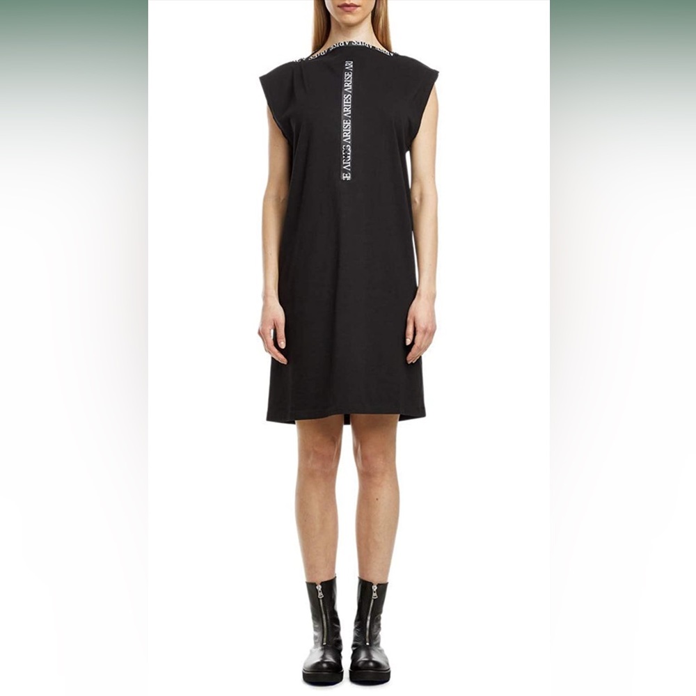 Aries zip dress classic temple FRAR50010 black Small NWT - Picture 14 of 14